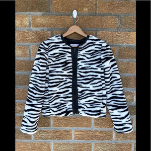 Bailey 44 zebra bomber jacket small
